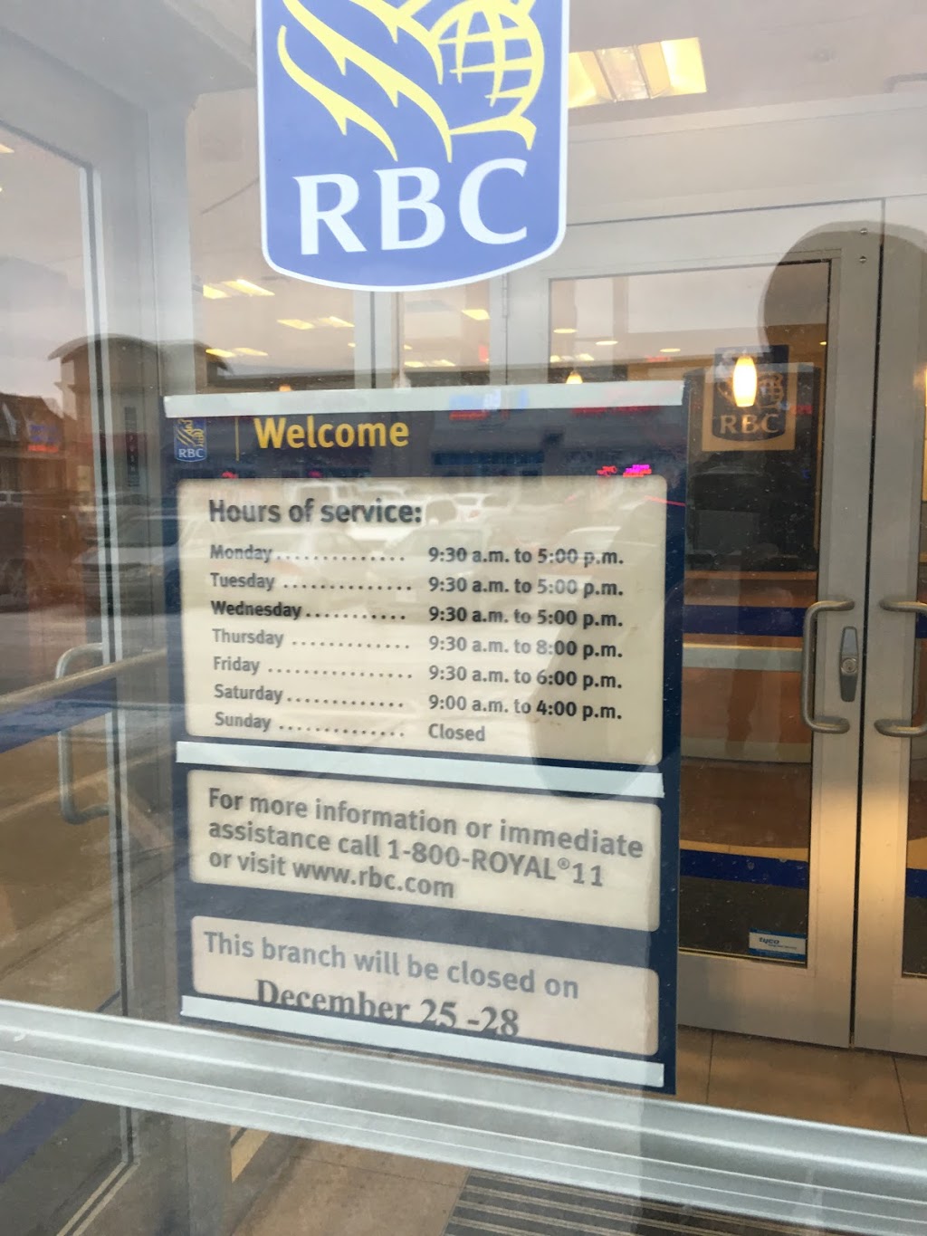 RBC Royal Bank | 8978 Chinguacousy Rd, Brampton, ON L6Y 5X6, Canada | Phone: (905) 874-7756