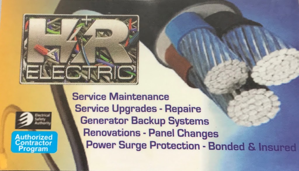 H & R Electric | 2350 Stevenage Dr, Ottawa, ON K1G 3W3, Canada | Phone: (613) 880-3410