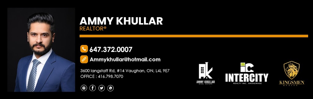 Ammy Khullar Real estate | 26 Block Rd, Brampton, ON L7A 5B2, Canada | Phone: (647) 372-0007