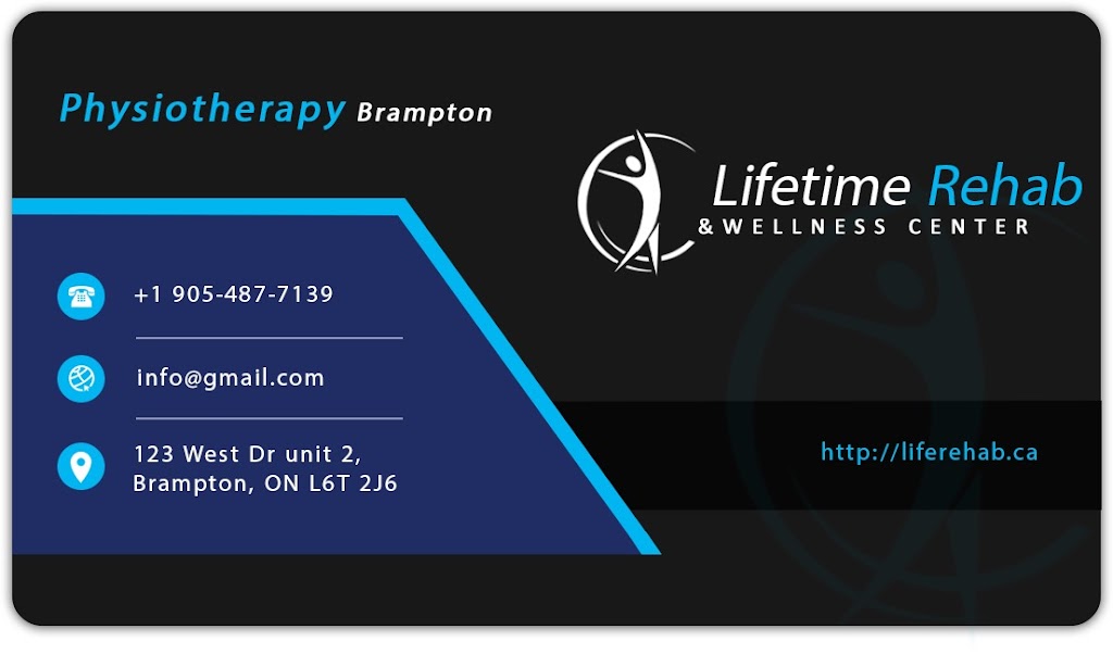 Lifetime Rehab - Best Physiotherapy in Brampton, RMT Massage Therapy | 123 West Dr unit 2, Brampton, ON L6T 2J6, Canada | Phone: (905) 487-7139