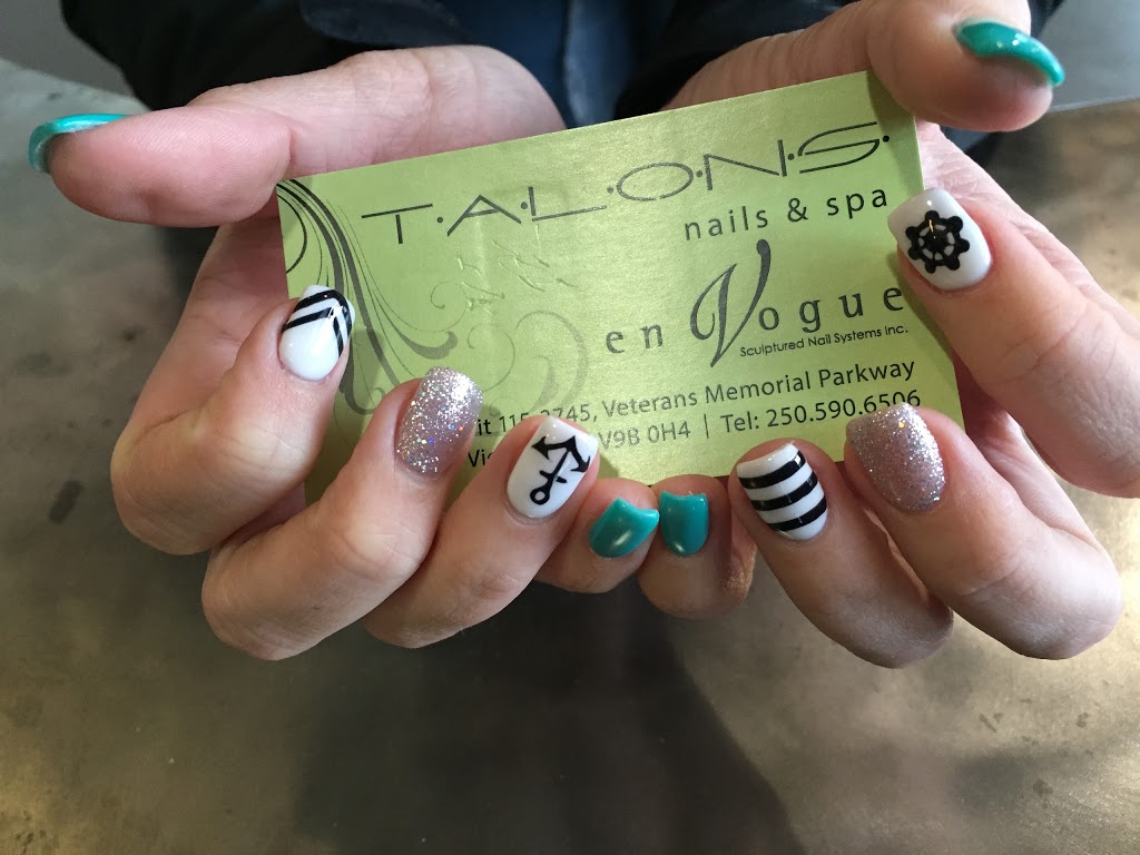 Talons Nails Salon - Lash & Spa | 2745 Veterans Memorial Pkwy, Victoria, BC V9B 0H4, Canada | Phone: (250) 590-6506