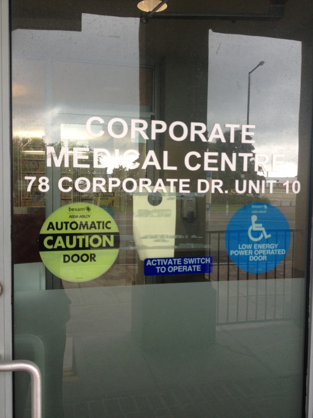 Corporate Medical Centre | 78 Corporate Dr, Scarborough, ON M1H 3G4, Canada | Phone: (416) 279-0855