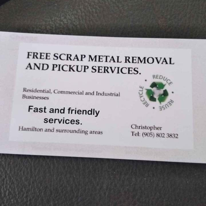 Free scrap metal removal services | Hamilton, ON L9B 2P3, Canada | Phone: (905) 802-3832