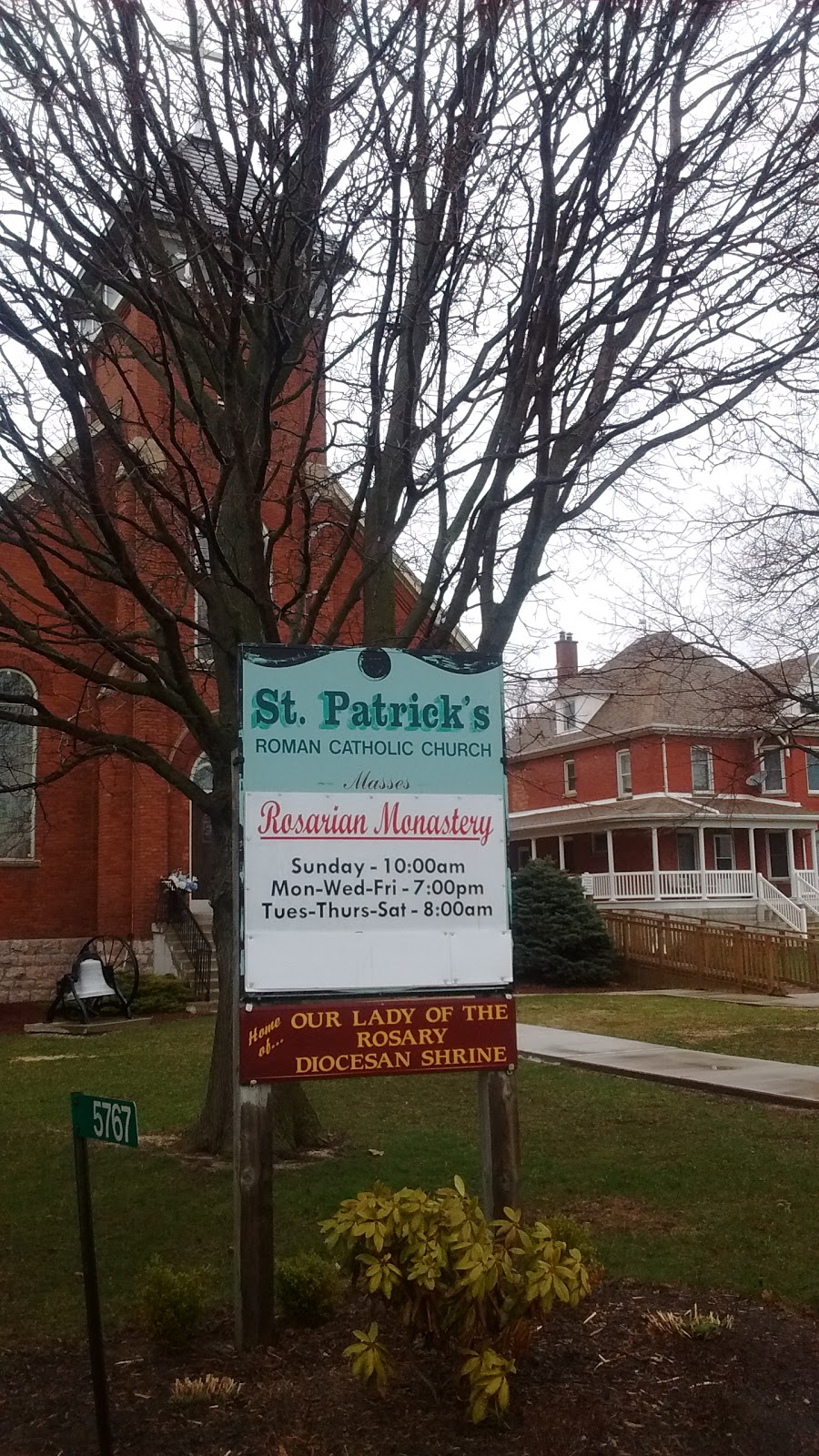 St Patricks Church | 5773 10 Line, Merlin, ON N0P 1W0, Canada | Phone: (519) 689-7760