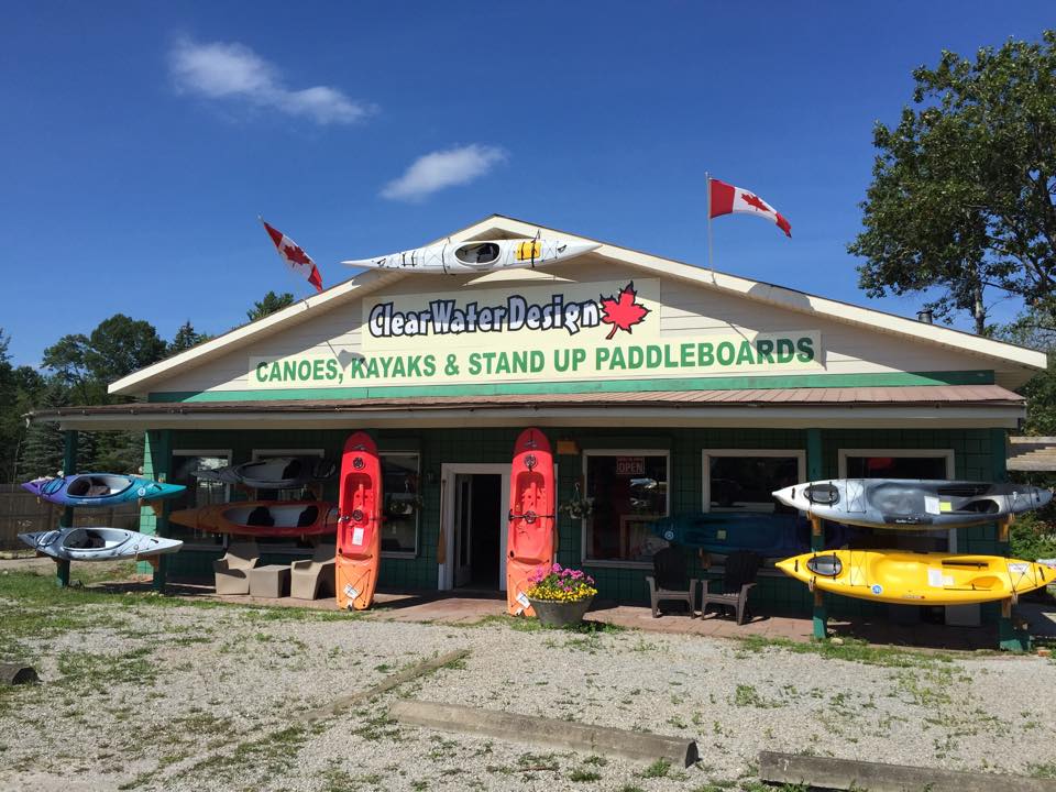 ClearWater Design Canoes & Kayaks Muskoka Outlet | 2372 ON-11, Gravenhurst, ON P1P 1R1, Canada | Phone: (705) 645-0803