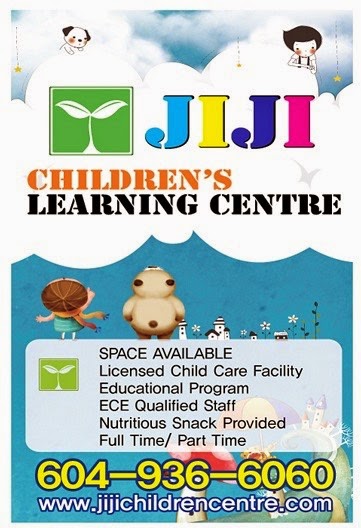 Jiji Childrens Learning Centre | 1132 Sprice Ave, Coquitlam, BC V3J 2P4, Canada | Phone: (604) 936-6060