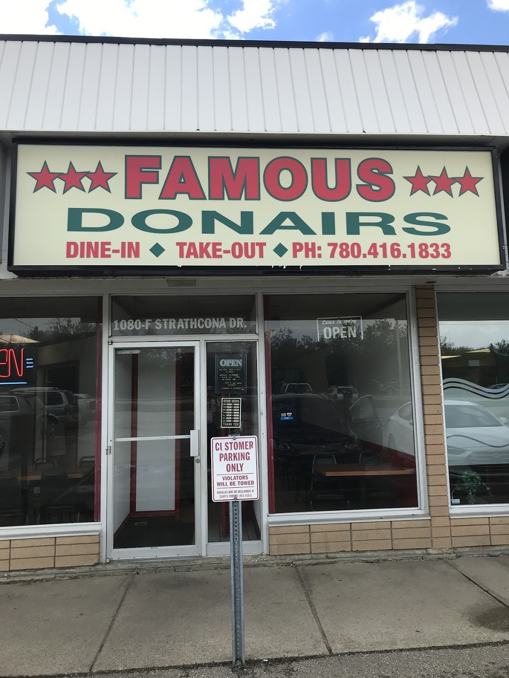 Famous Donair | 1080 Strathcona Dr, Sherwood Park, AB T8A 0Z7, Canada | Phone: (780) 416-1833