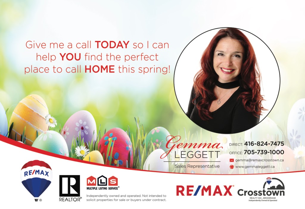 Gemma Leggett REALTOR ®️ With RE/MAX | Newmarket, ON L3X 1N3, Canada | Phone: (416) 824-7475