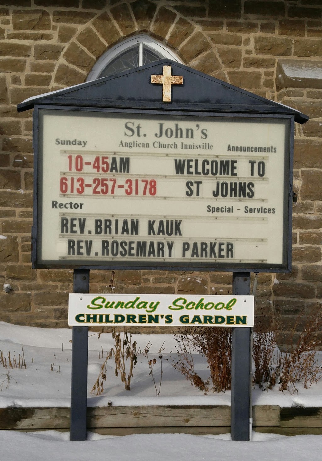 St. Johns Anglican Church, Innisville | 110 Fergusons Falls Rd, Carleton Place, ON K7C 0C5, Canada | Phone: (613) 257-3178