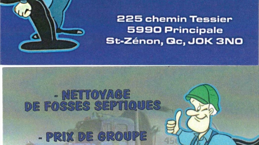 Germain Tessier fosses septiques | 225 Chem. Tessier, Saint-Zénon, QC J0K 3N0, Canada | Phone: (450) 884-5246