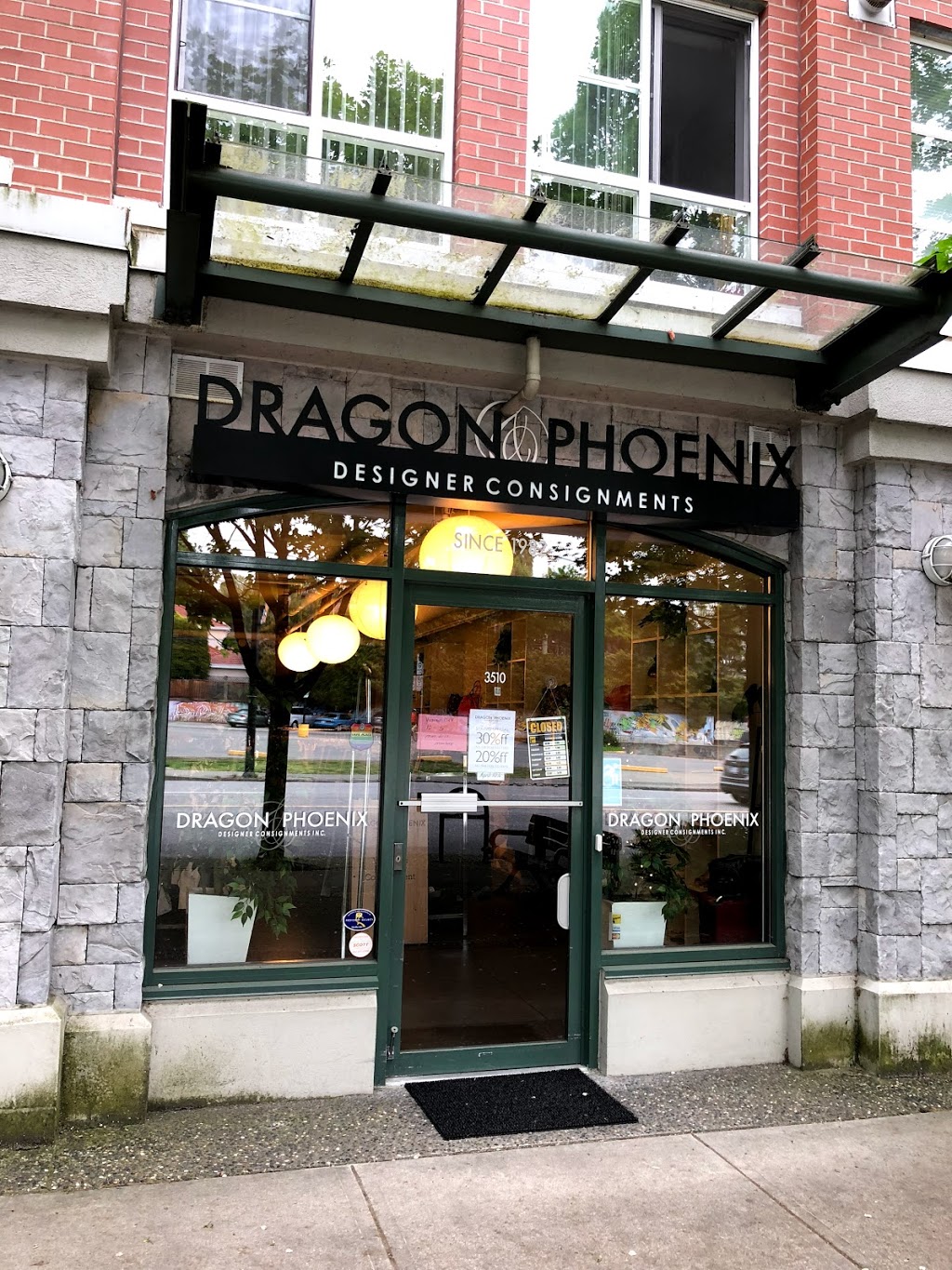 Dragon & Phoenix Designer Consignments Inc | 3510 W 41st Ave, Vancouver, BC V6N 3E6, Canada | Phone: (604) 261-1317