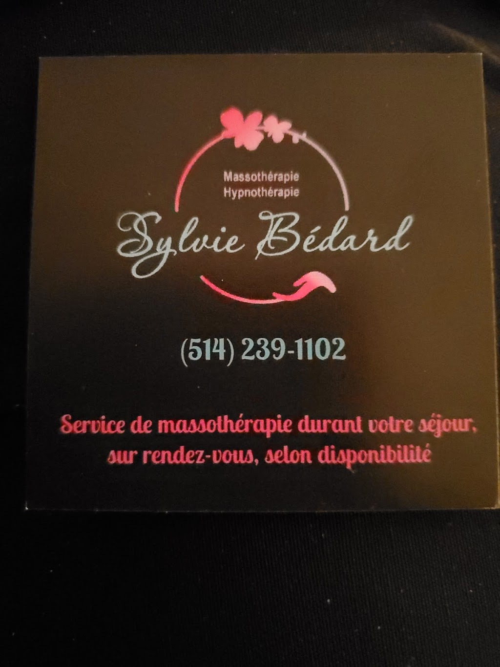 Massotherapie et Hypnotherapie Sylvie Bédard | 96 Boulevard Antonio-Barrette, Notre-Dame-des-Prairies, QC J6E 1E5, Canada | Phone: (514) 239-1102