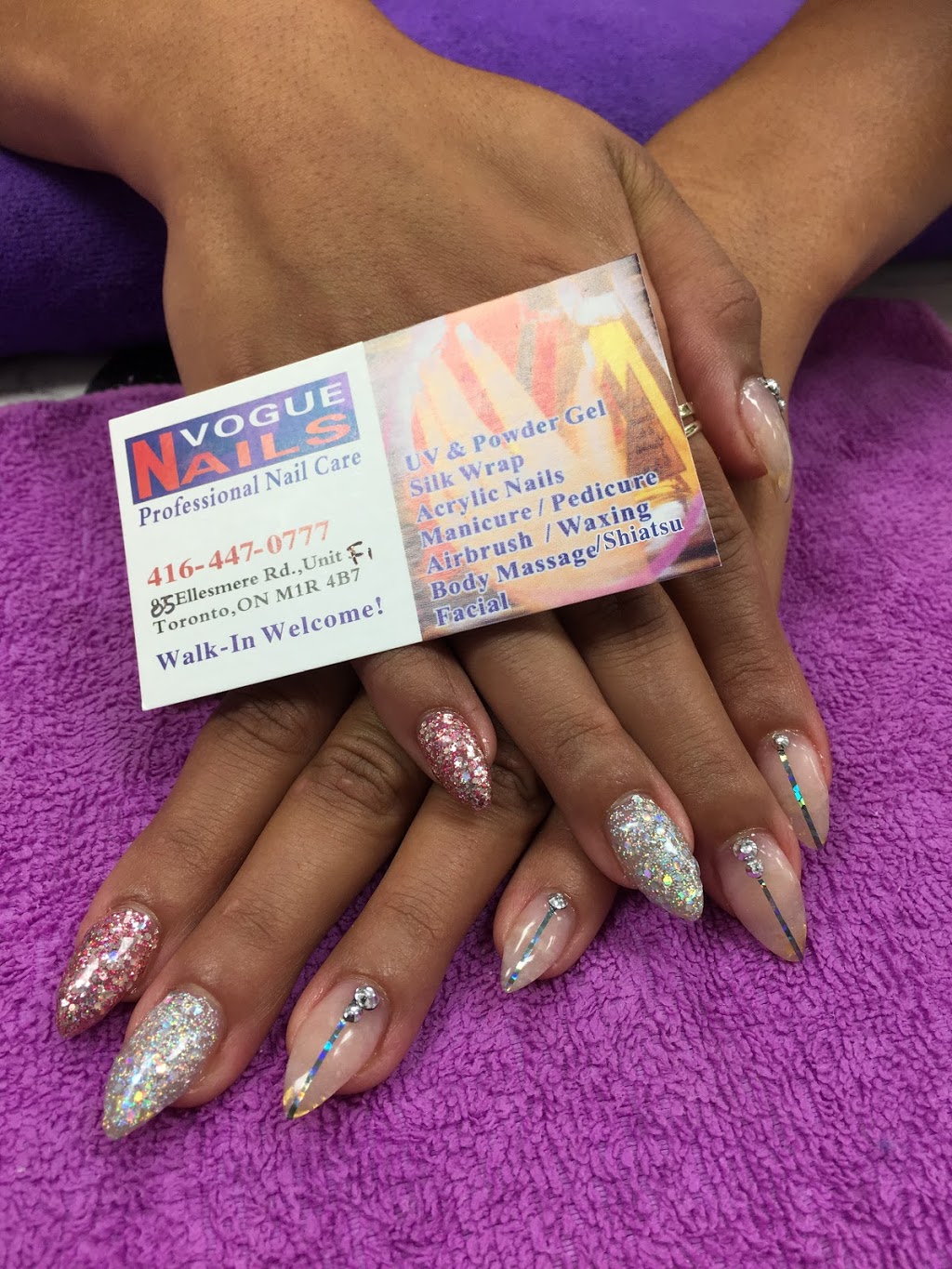 Vogue Nails | 85 Ellesmere Rd f1, Scarborough, ON M1R 4B7, Canada | Phone: (416) 447-0777