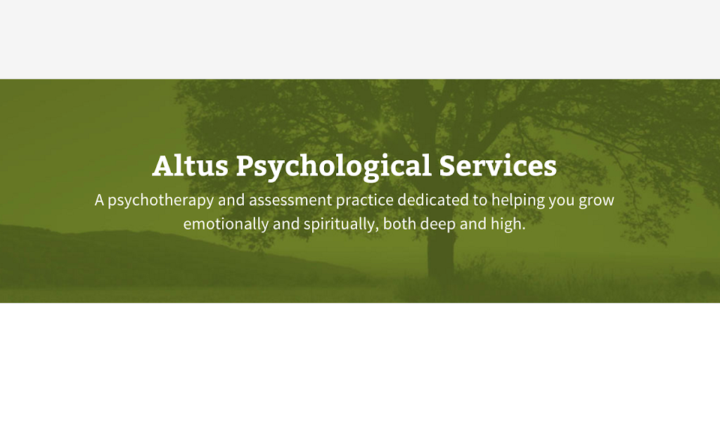 Altus Psychological Services | 9084 Glover Rd Suite 105, Fort Langley, BC V1M 0E6, Canada | Phone: (778) 668-1906