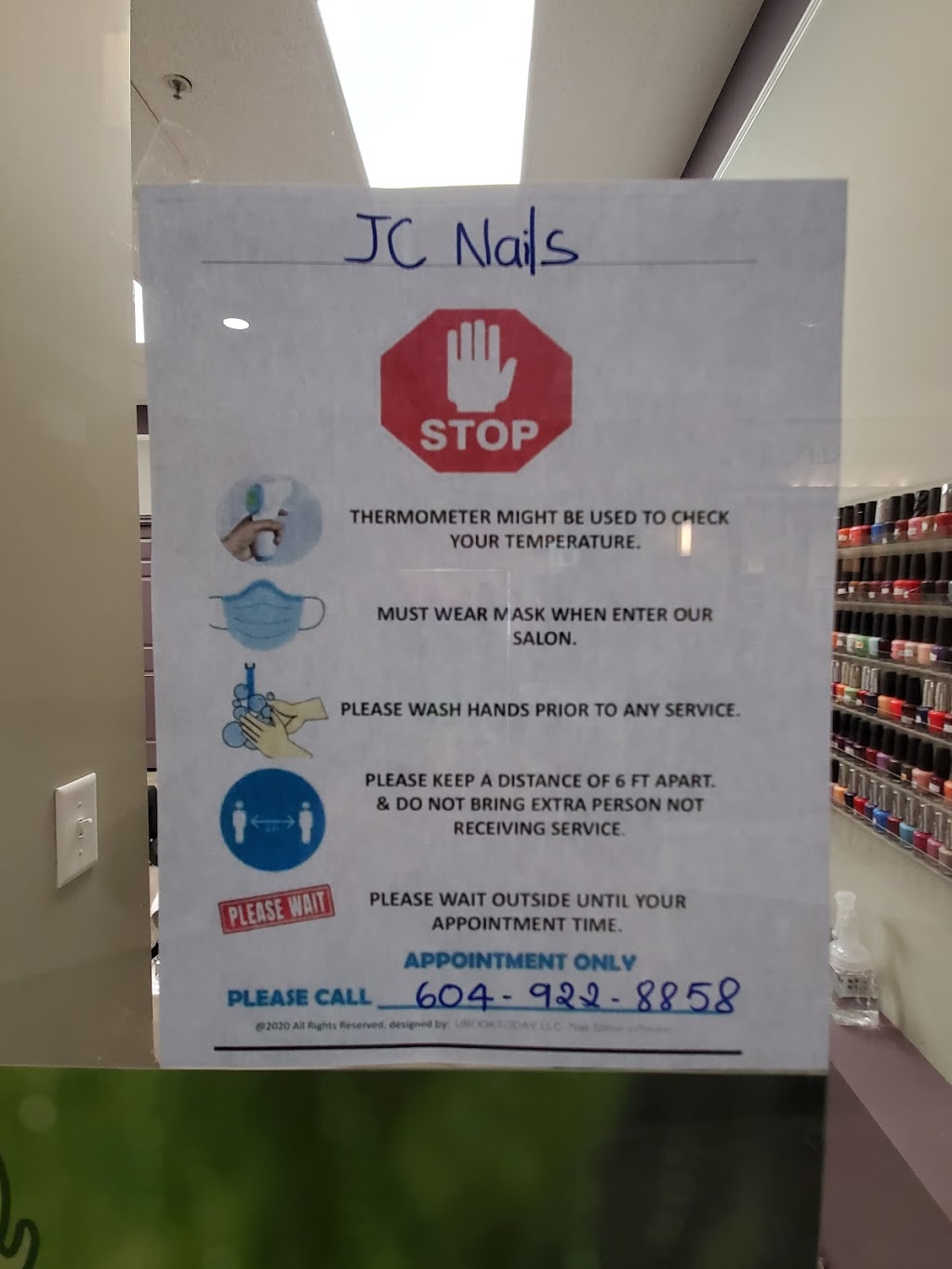 JC Nails | 710 Park Royal N, West Vancouver, BC V7T 1H9, Canada | Phone: (604) 922-8858