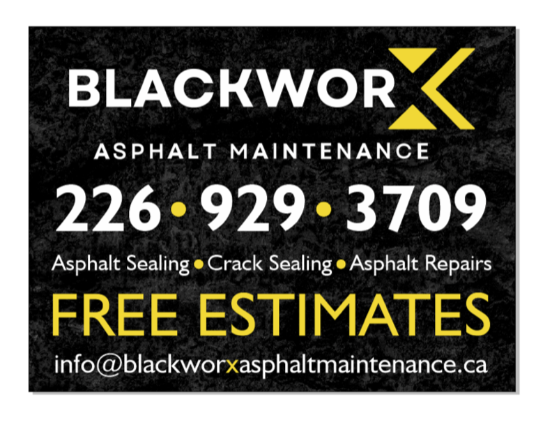 Blackworx Asphalt Maintenance Inc. | 114 Highland Park, Cambridge, ON N3H 3H4, Canada | Phone: (226) 929-3709