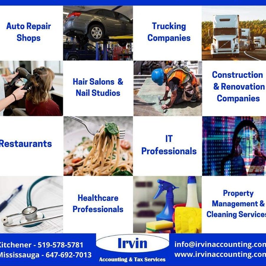 Irvin Accounting & Tax Services | Serving Virtually Online in the GTA, 87 Crystalview Crescent, Brampton, ON L6P 2S2, Canada | Phone: (647) 692-7013