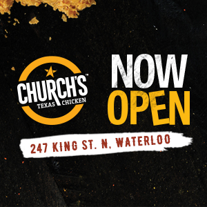 Churchs Texas Chicken | 247 King St N Unit number 4, Waterloo, ON N2J 2Y8, Canada | Phone: (226) 647-6300