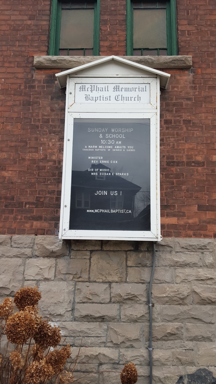 McPhail Memorial Baptist Church | 249 Bronson Ave, Ottawa, ON K1R 6H6, Canada | Phone: (613) 235-7617