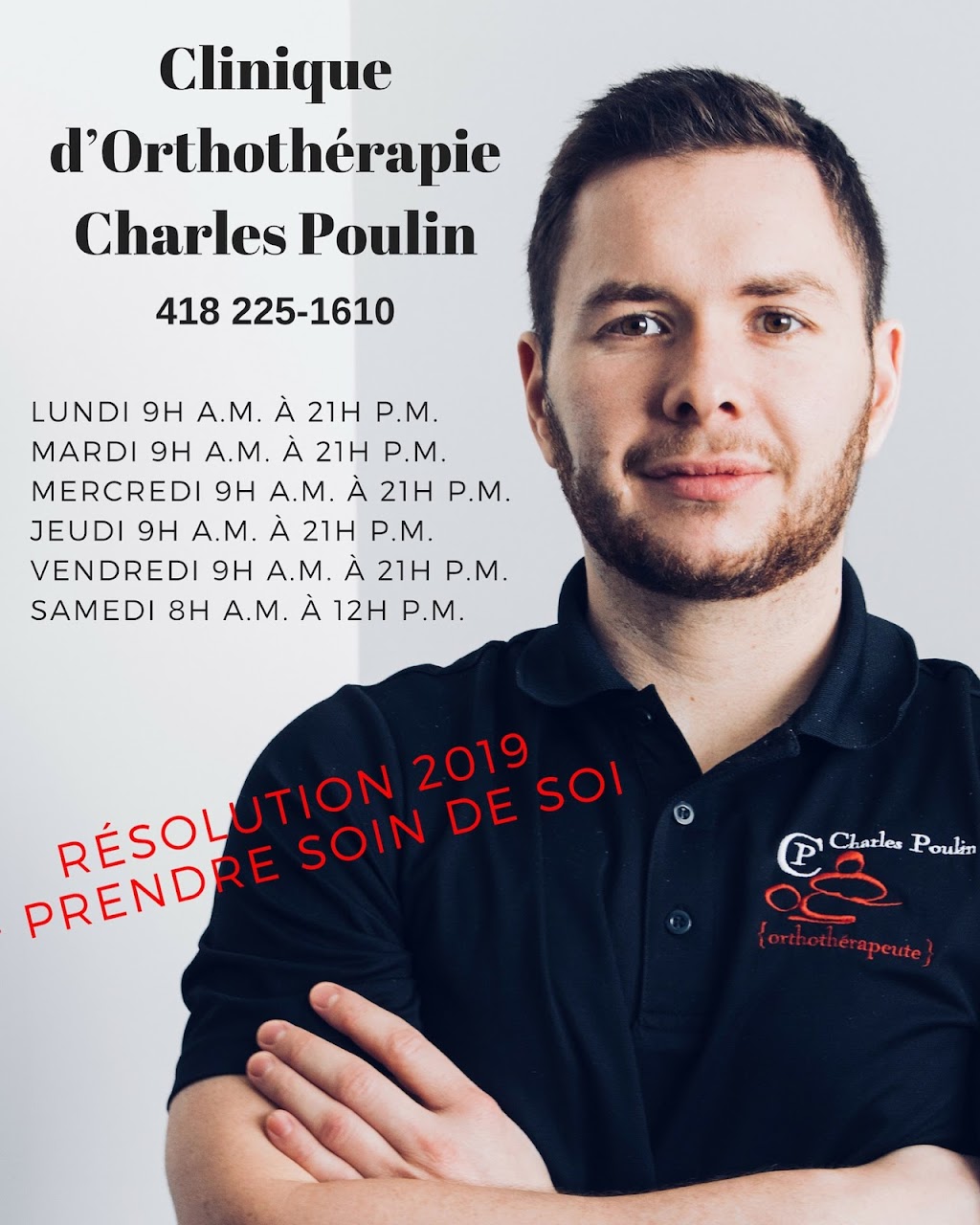 Clinique D’Orthothérapie Charles Poulin | 8875 22e Av, Saint-Georges, QC G6A 1B7, Canada | Phone: (418) 225-1610