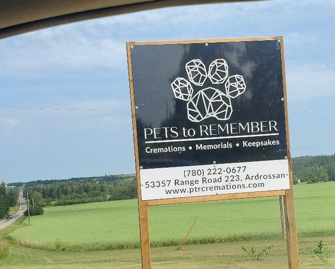 Pets to Remember Crematorium | 53357 Range Rd 223, Ardrossan, AB T8E 2L6, Canada | Phone: (780) 222-0677