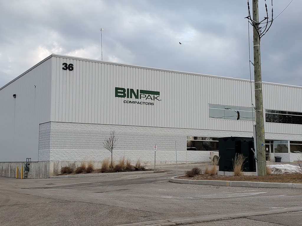 BINPAK Compactors | 36 Cornell Ln Unit 1, Brantford, ON N3V 0A3, Canada | Phone: (855) 953-5333