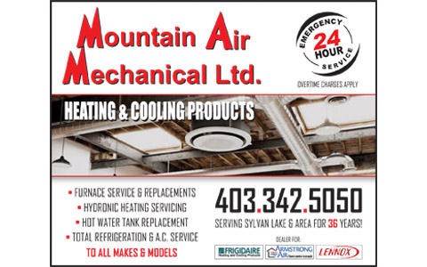 Mountain Air Mechanical Ltd | 5232 47 St, Sylvan Lake, AB T4S 1G5, Canada | Phone: (403) 342-5050