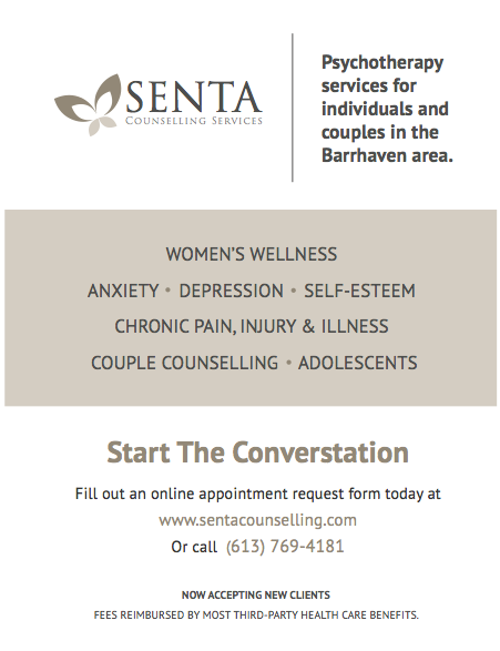 Senta Counselling Services | 122 Wild Senna Way, Nepean, ON K2J 5Z7, Canada | Phone: (613) 825-2681