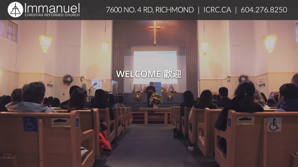 Immanuel Christian Reformed Church | 7600 No 4 Rd, Richmond, BC V6Y 2T5, Canada | Phone: (604) 276-8250