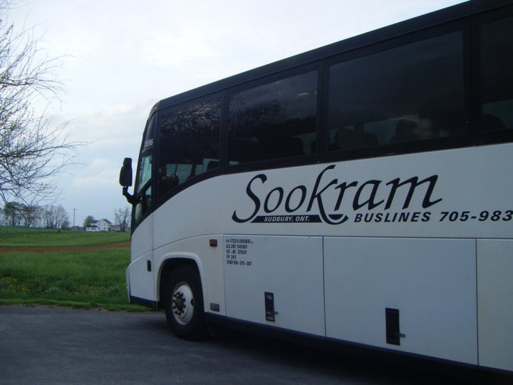 Sookram Bus Lines | 93 Notre Dame Street W Unit #6, Box 645, Azilda, ON P0M 1B0, Canada | Phone: (705) 983-4347