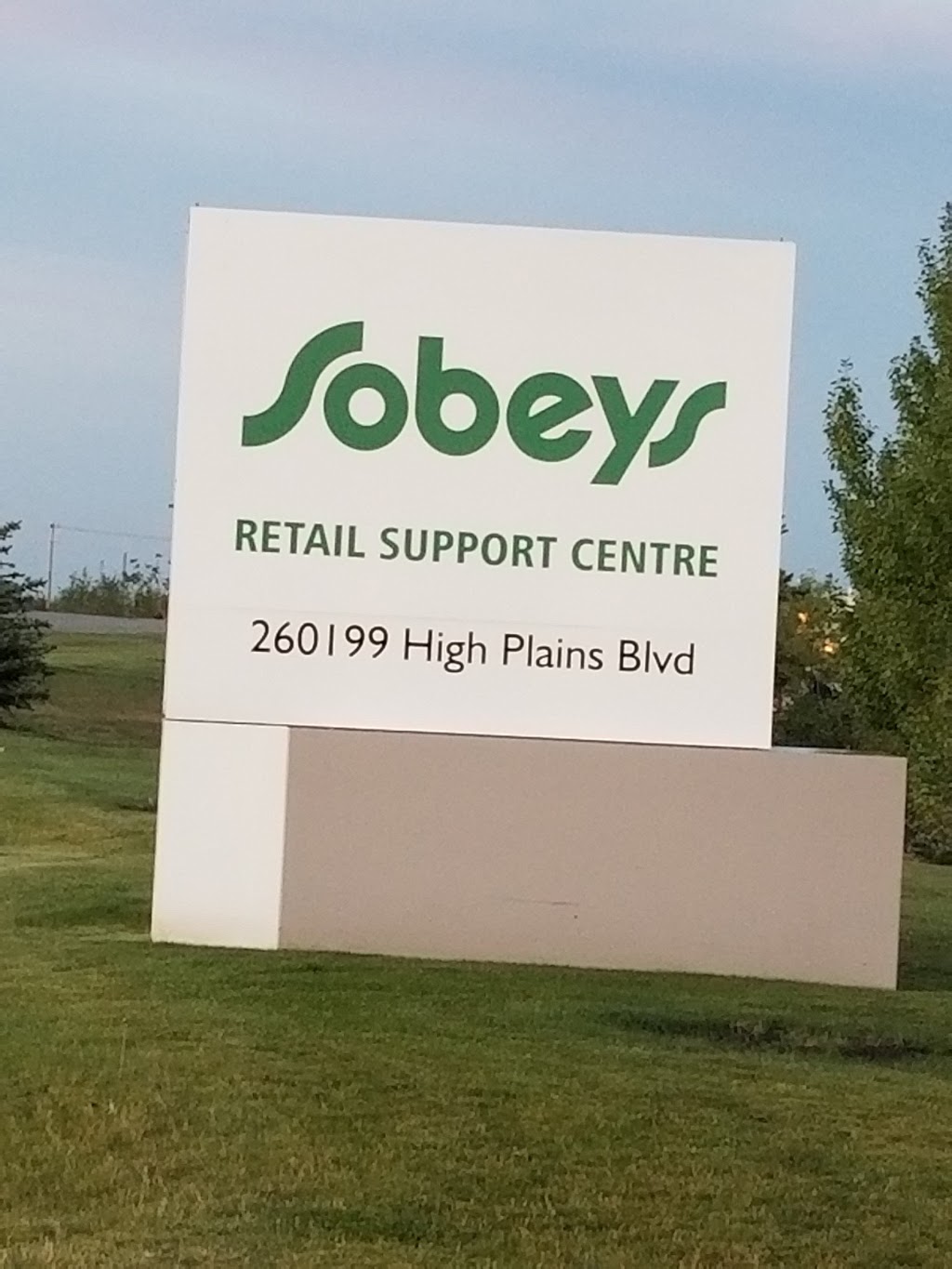 Sobeys Distribution Center | 260199 High Plains Blvd, Calgary, AB T4A 0P9, Canada | Phone: (587) 755-5564