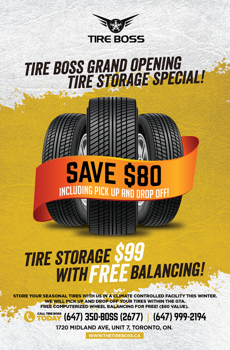 Tire Boss | 1720 Midland Ave unit 7, Scarborough, ON M1P 3C2, Canada | Phone: (647) 350-2677