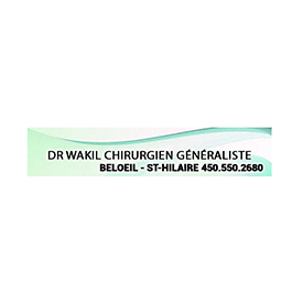 Dr Wakil Chirurgien Général | 4605 Chemin du Crépuscule #2, Saint-Mathieu-de-Beloeil, QC J3G 0R2, Canada | Phone: (450) 550-2680