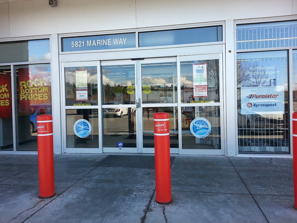 Staples Marine Way | 5821 Marine Way, Burnaby, BC V5J 0A6, Canada | Phone: (604) 412-2950