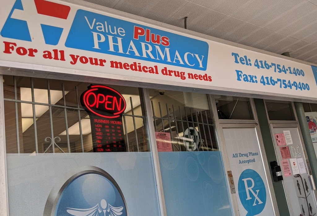 ValuePlus Pharmacy | 2677 Kennedy Rd Unit 8, Scarborough, ON M1T 3H8, Canada | Phone: (416) 754-1400