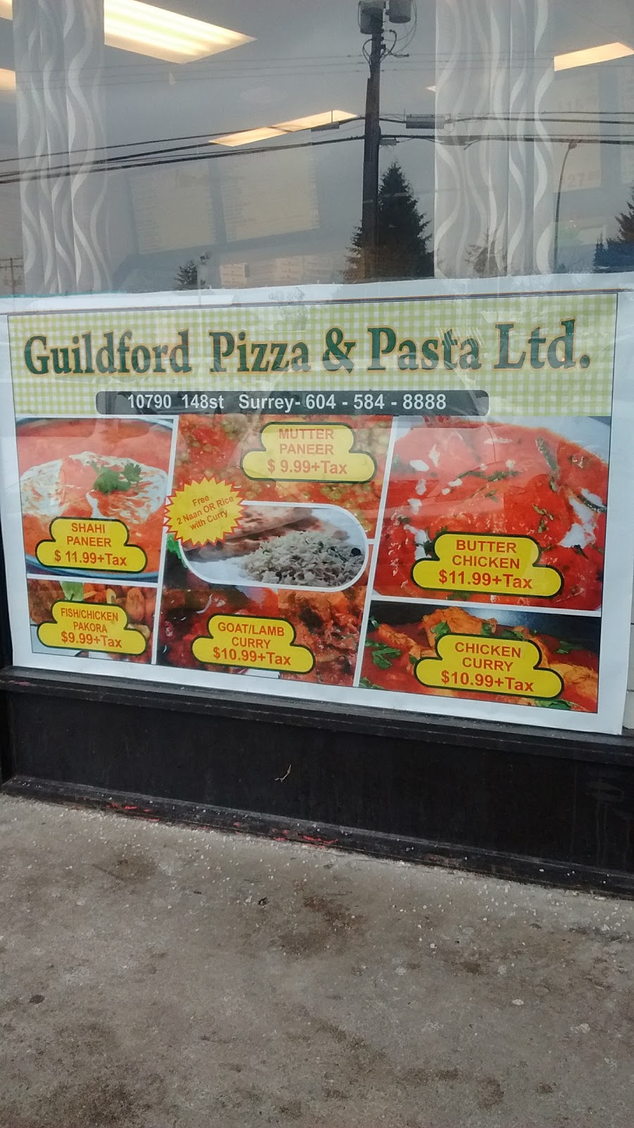 Guildford Pizza & Pasta | 14808 108 Ave, Surrey, BC V3R 1T2, Canada | Phone: (604) 584-8888