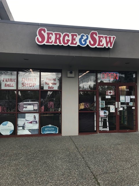 Serge & Sew | 6750 N Island Hwy #105, Nanaimo, BC V9V 1S3, Canada | Phone: (250) 390-3602