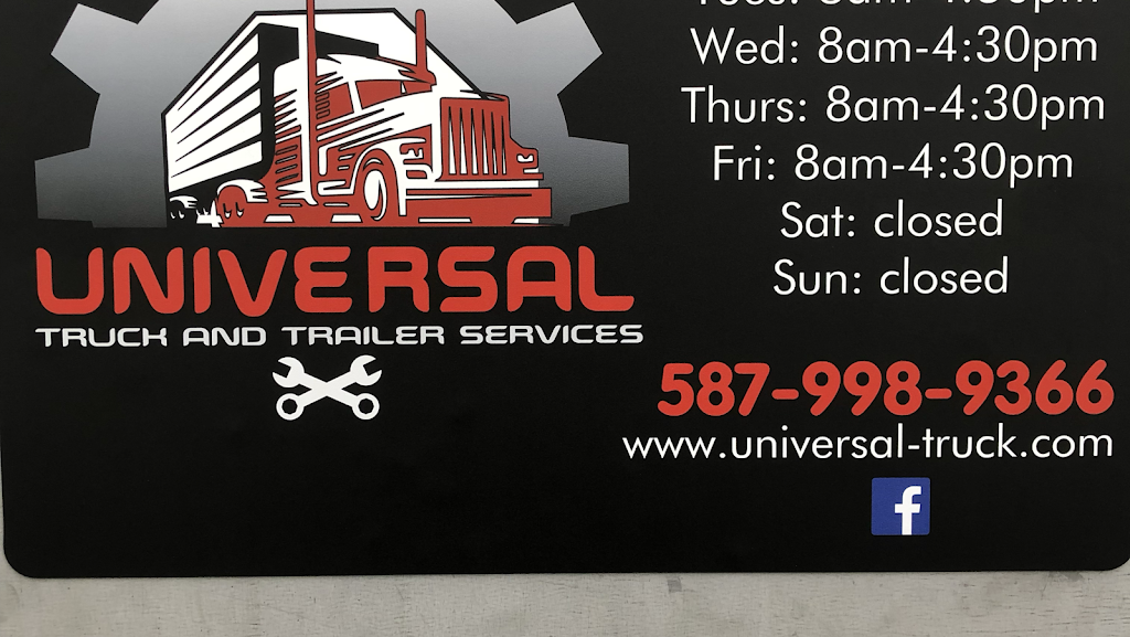 Universal Truck and Trailer Services | 4334 68 Ave SE #2, Calgary, AB T2C 2T9, Canada | Phone: (587) 998-9366