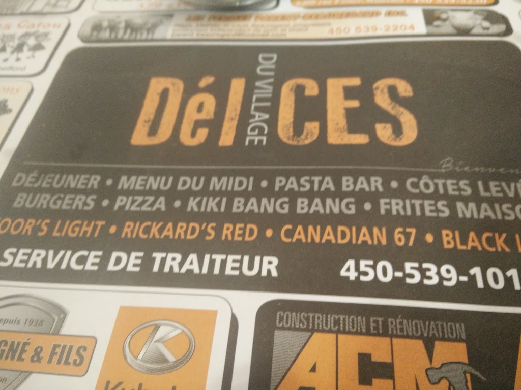 Les Délices du Village | 645A Rue Principale, Saint-Joachim-de-Shefford, QC J0E 2G0, Canada | Phone: (450) 539-1010