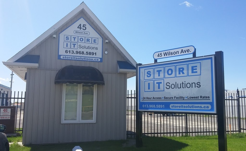 Store-it Solutions | 45 Wilson Ave, Belleville, ON K8P 1R7, Canada | Phone: (613) 968-5891