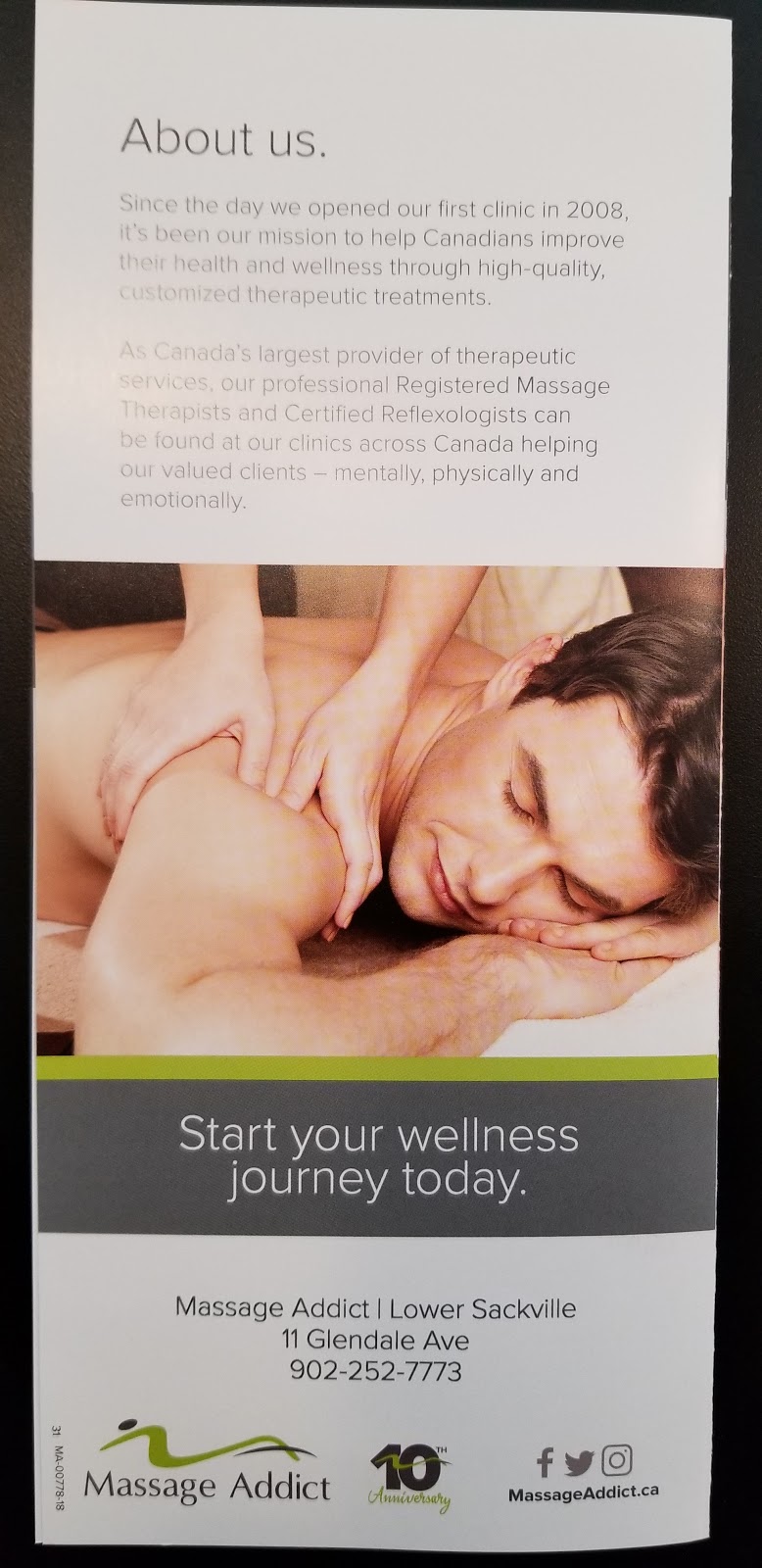 Massage Addict | 11 Glendale Ave Unit 1, Lower Sackville, NS B4C 3P2, Canada | Phone: (902) 252-7773