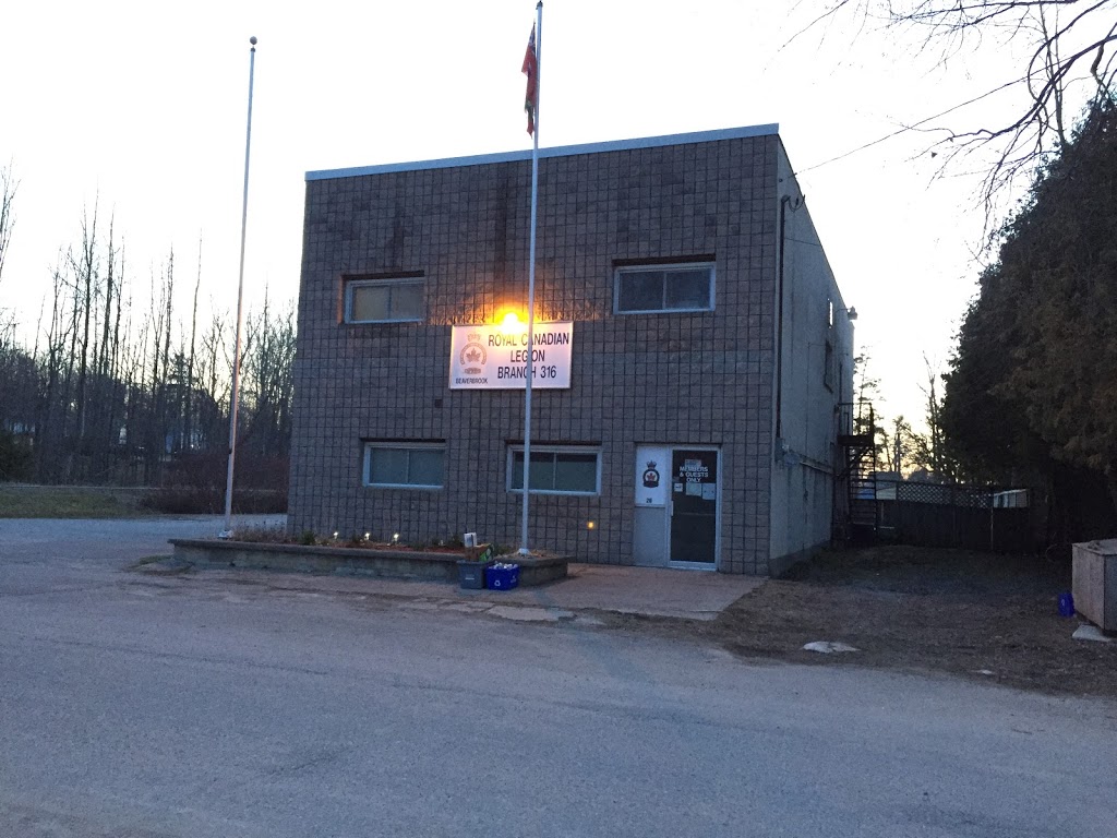 Royal Canadian Legion Branch 316 | 26 Willow St, Waubaushene, ON L0K 2C0, Canada | Phone: (705) 538-2344