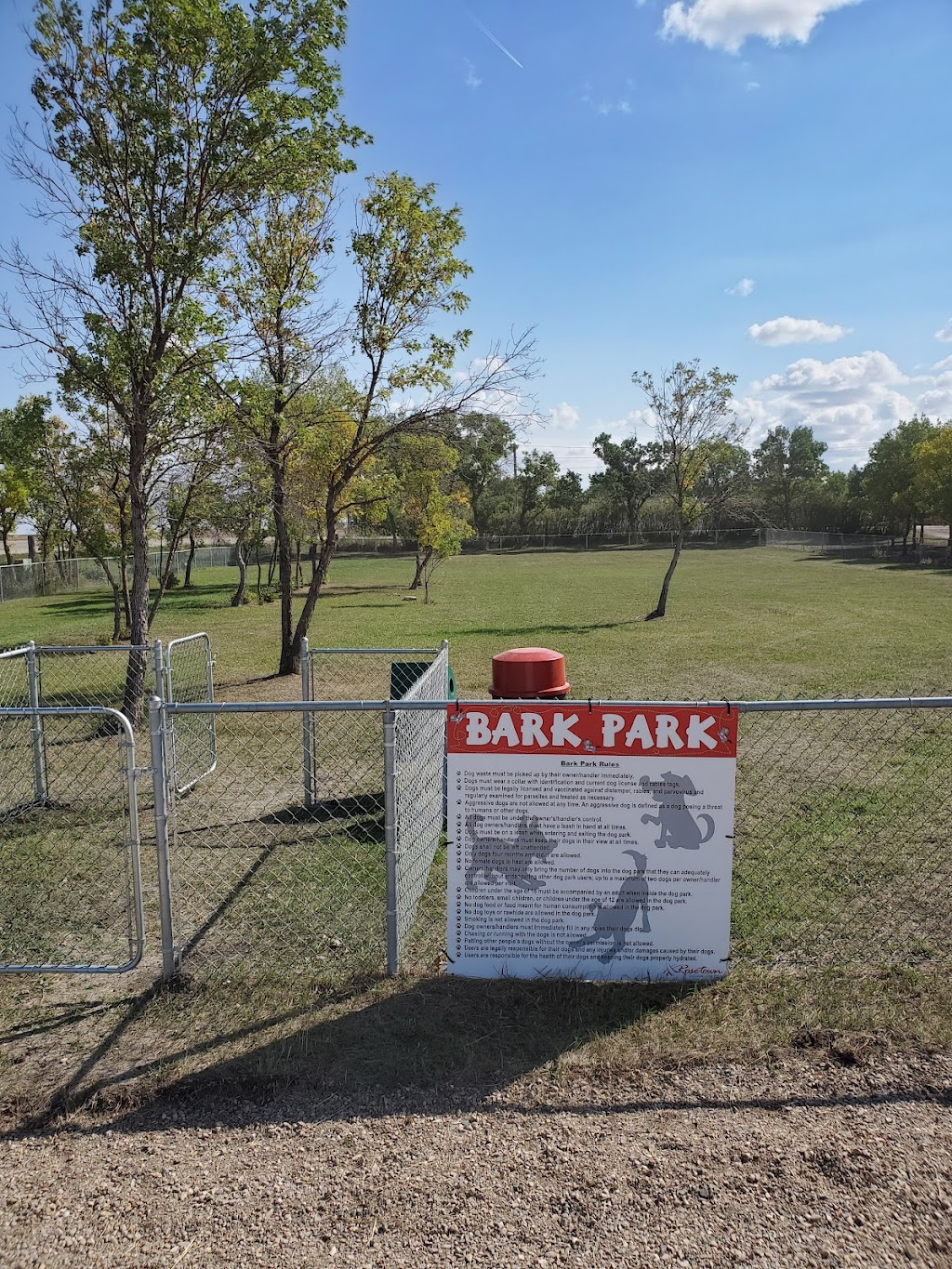 The Bark Park | Rosetown, SK S0L 2V0, Canada | Phone: (306) 882-2214