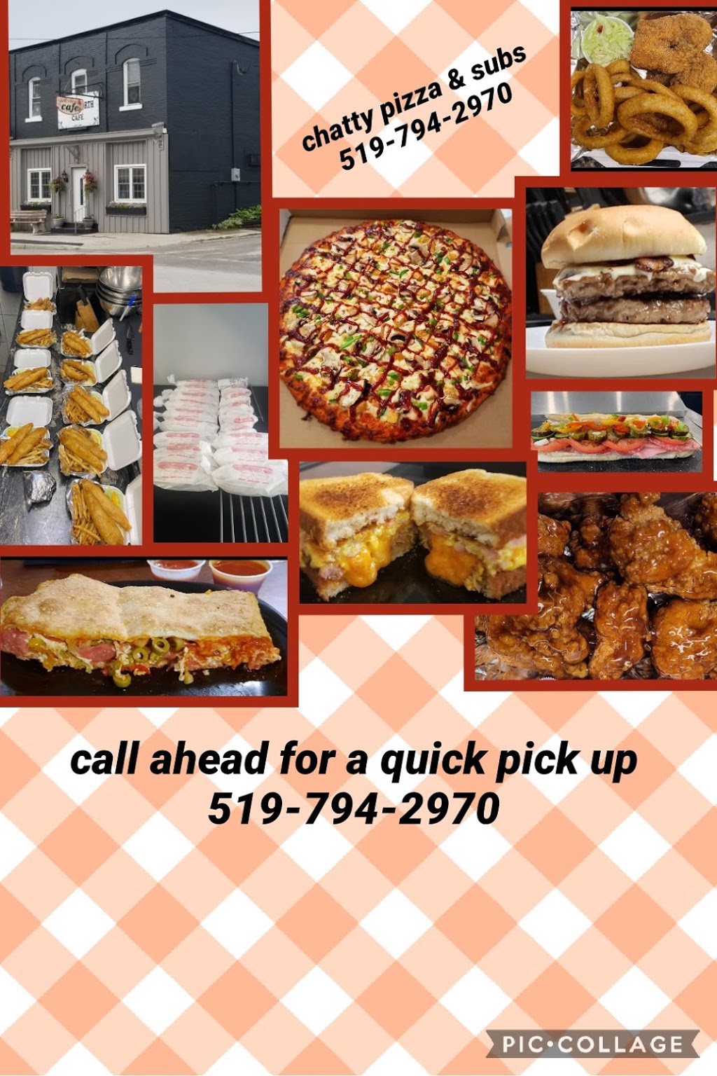 Chatty Pizza | 176 Garafraxa St, Chatsworth, ON N0H 1G0, Canada | Phone: (519) 794-2970