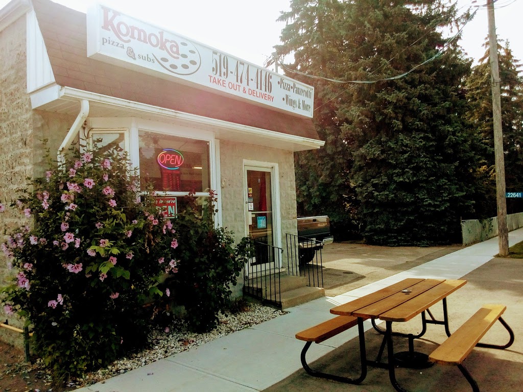 Komoka Pizza & Subs | 22637 Komoka Rd, Komoka, ON N0L 1R0, Canada | Phone: (519) 474-4146