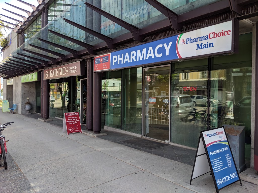 PharmaChoice Main | 3882 Main St, Vancouver, BC V5V 3N9, Canada | Phone: (604) 872-3882