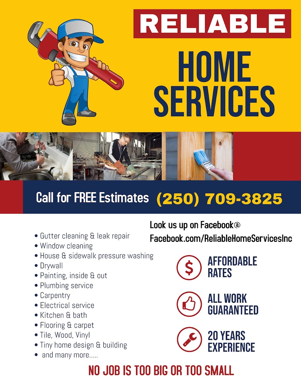 Reliable home services | 129 Burnett Rd, Victoria, BC V9B 5X8, Canada | Phone: (250) 709-3825