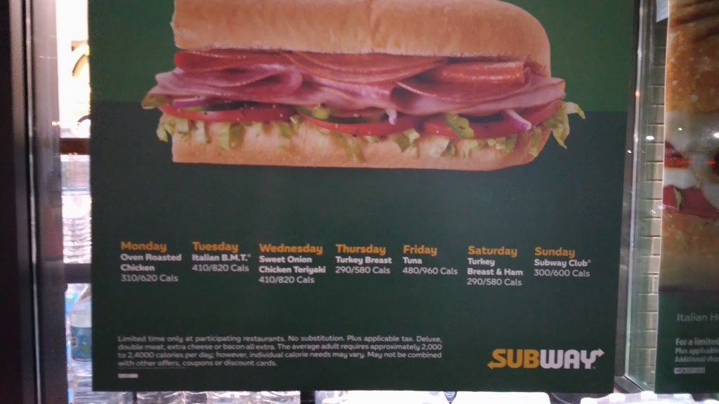 Subway | 585 Doon Vlg Rd Macs Convenience Store, Kitchener, ON N2P 1T6, Canada | Phone: (519) 896-9885