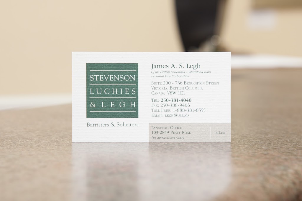 Stevenson Luchies & Legh | 2849 Peatt Rd, Victoria, BC V9B 3V5, Canada | Phone: (888) 381-8555