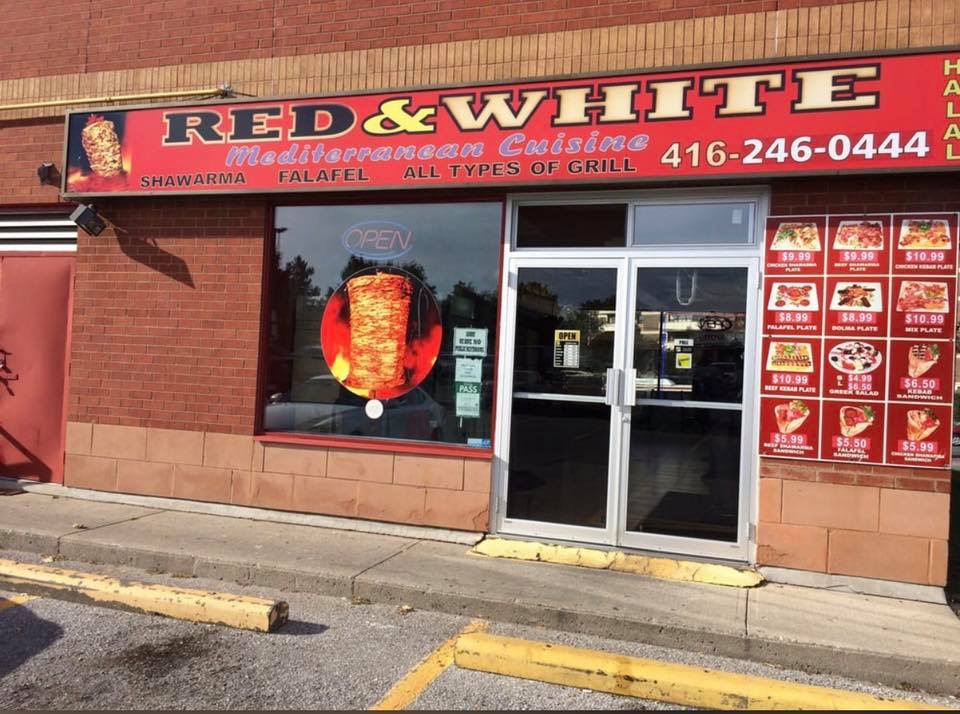 Red & White Mediterranean | 1635 Lawrence Ave W, North York, ON M6L 3C9, Canada | Phone: (416) 246-0444